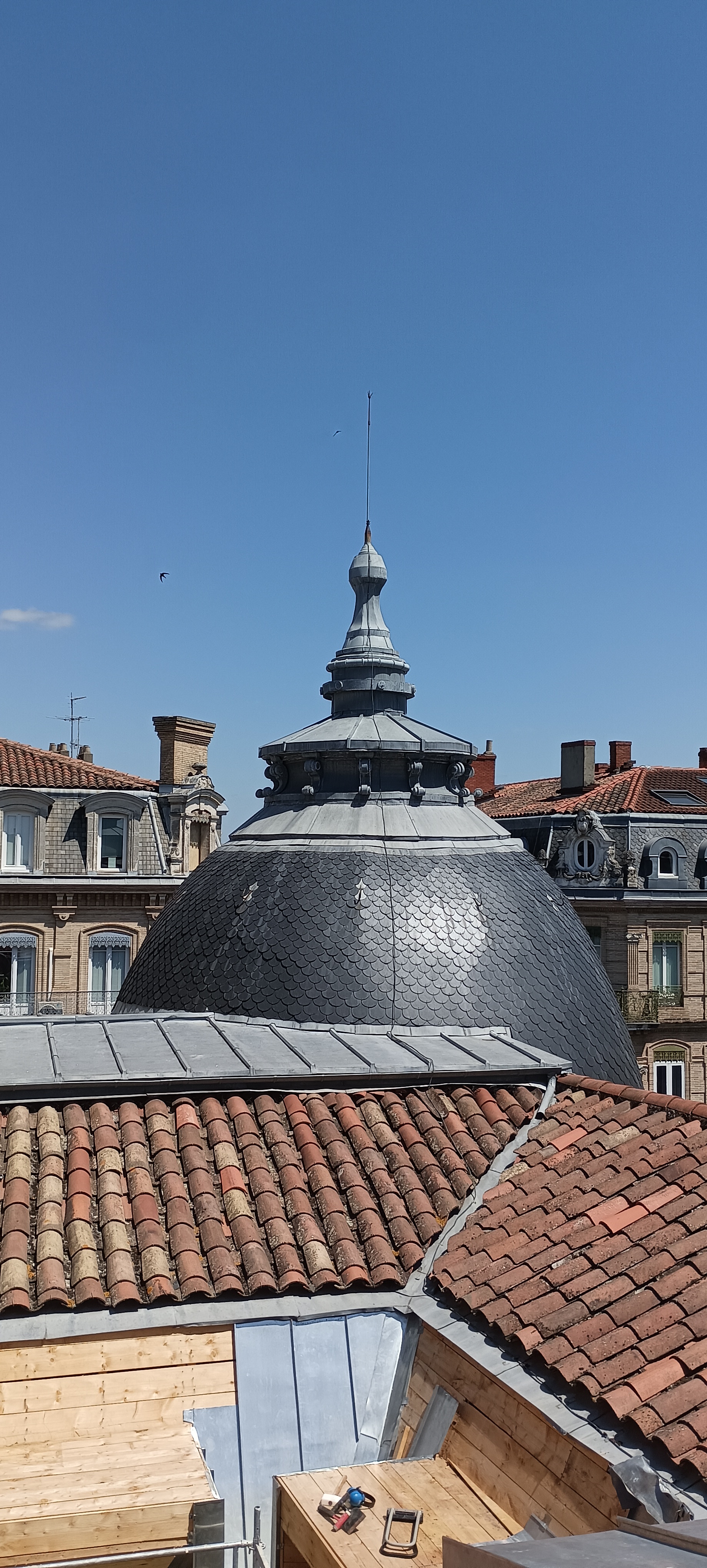 Chantier toiture terminé